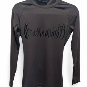 Breathedivina Men's Black Long Sleeve Tee